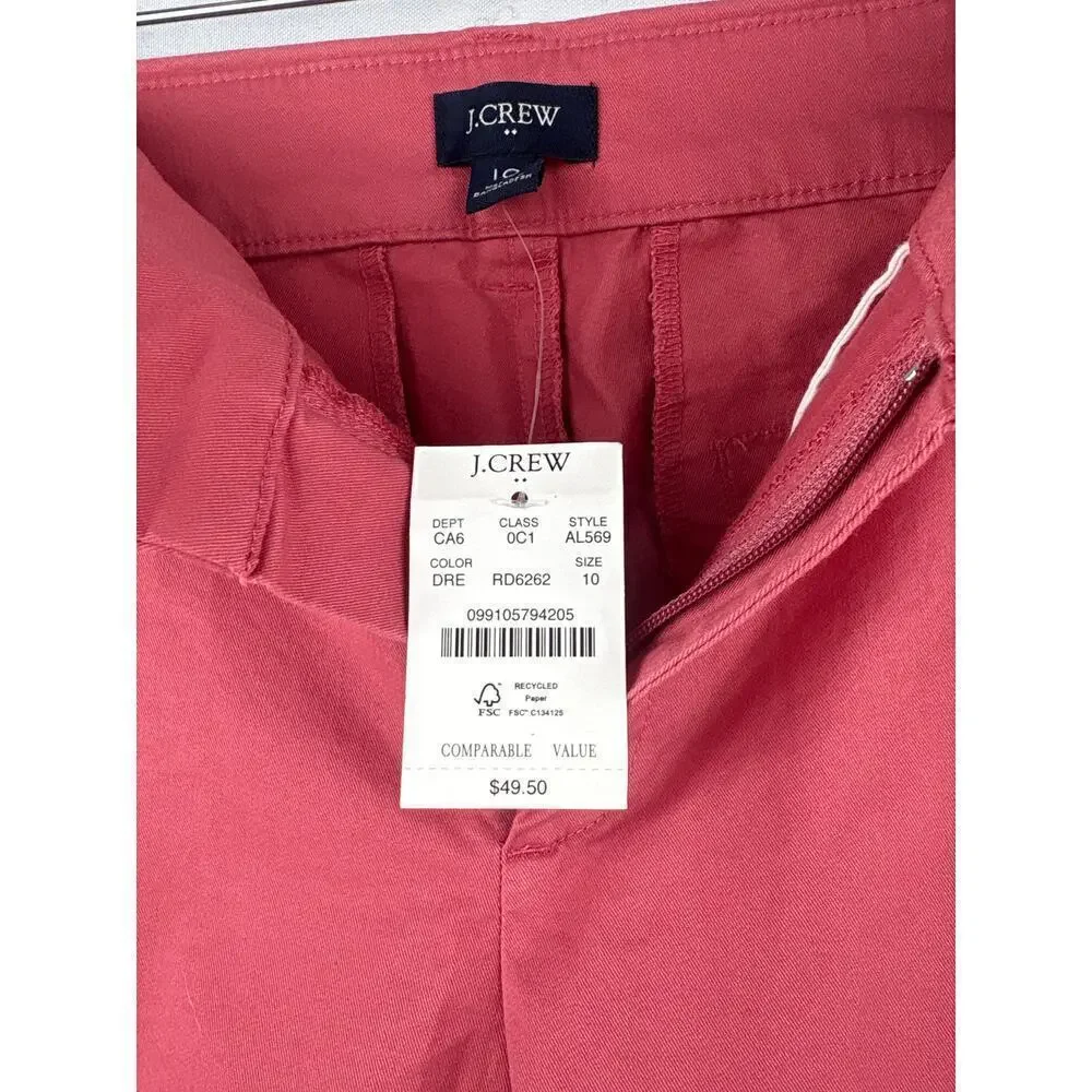 Women’s J.Crew Size 10 Dusty Rose Shorts.